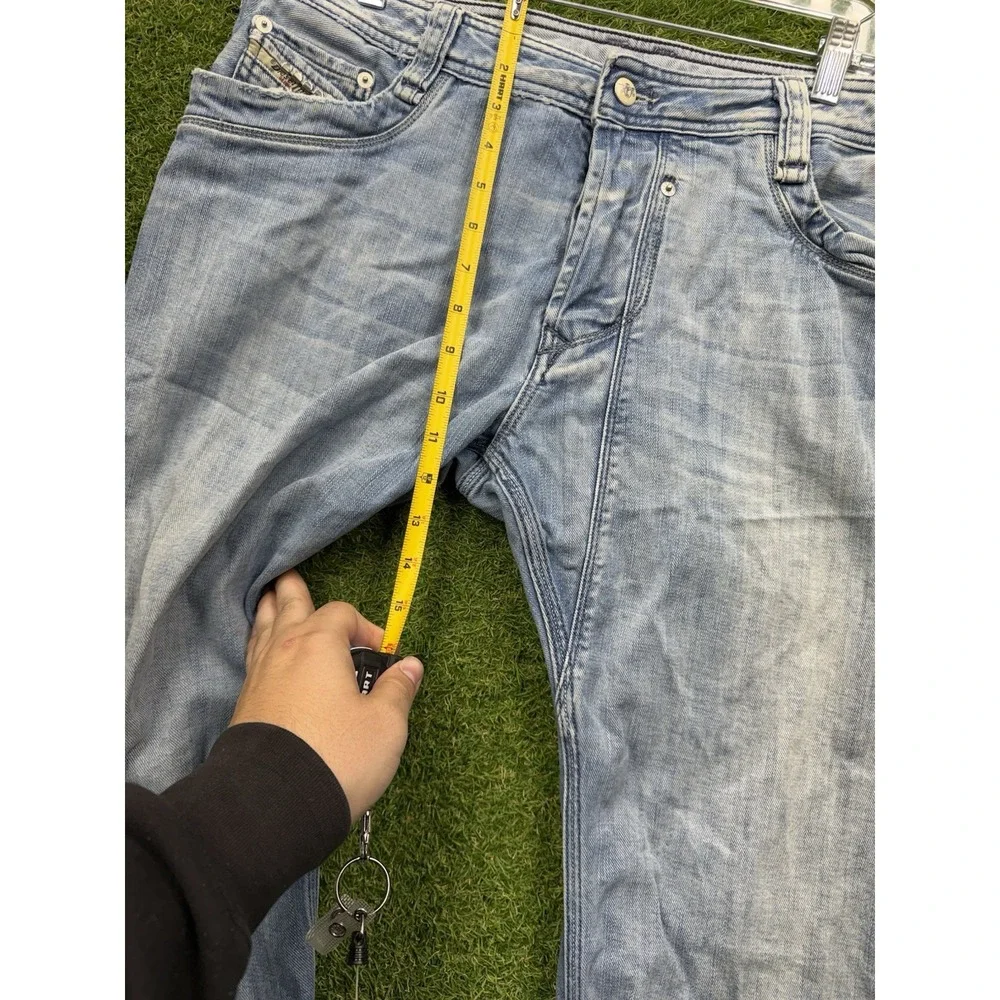 Diesel Industry Jeans Mens 38x32 Timmen Studded Baggy Bootcut Fit 88S Denim
